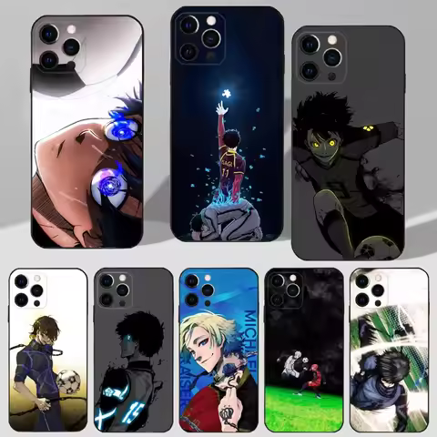 Anime B-Blue L-Locks Phone Case For iPhone 16,15,14,13,12,11 Plus,Pro Max,XS,X,XR,SE,Mini,8,7 Soft S