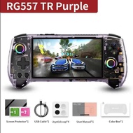 【High Quality】 ANBERNIC Rg557 Retro Handheld Game Console 548 AMOLED Sn Nsity 8300 Android WIFI Vide