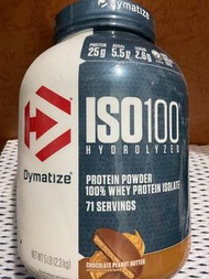 **現貨有售**Dymatize ISO 100 Hydrolyzed 100% Whey Protein Isolate 增肌奶粉/水解分離乳清蛋白粉 Chocolate Peanut Butter