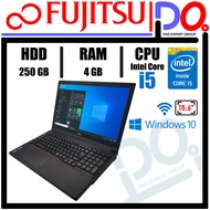 โน๊ตบุ๊คมือสอง Fujitsu A573 Notebook Intel Celeron เล่นเกม, ดูหนัง, ฟังเพลง ขนาด 15.6 นิ้ว โน๊ตบุ๊คเล่นเกม