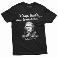 Men'S Funny Us History T-Shirt Thomas Jefferson July 3Rd 1776 Shirt Patriotic T