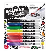 現貨‼️Sharpie 布料永久記號筆套裝 Fabric Permanent marker set [Brush| 8色 colours] [1779005]