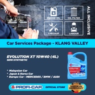 (CAR SERVICE PACKAGE) PROFI-CAR Evolution XT 10W40 Semi Synthetic Engine Oil (4L)