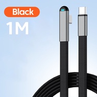 90° Elbow PD65W Dual Type C Charger Wire Super Fast Charging Type C to Type C Cable Mobile Phone Cha
