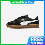 PUMA | รองเทาผาใบผหญง Puma รน Palermo Wide Lace SD สดำ นำหนกเบา ใสสบาย เหมาะสำหรบใชในชวตประจำวน