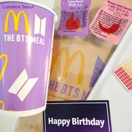 2021 Official BTS 8th Anniversary BTS × McDonald’s Collaboration Items
