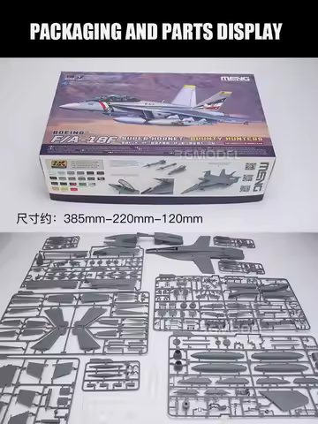 MENG Plastic Building Scale Model Kit LS-016 Boeing F/A-18F Super Hornet Bounty Hunters 1/48