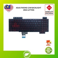 Asus FX504G FX504 FX505 FX80 FX80GE FZ80G ZX80G FX86 GL703 FX505 comes with Backlight (Red Letter) L