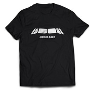 Men's T-Shirt AIRBUS A320 WINDSHIELD Adult Unisex Top PakeKaos