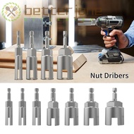 BETTER-JANE Wing Nut Driver Slot, Steel H10/12/14/16/18 Butterfly Bolt Socket Sleeve, Professional H