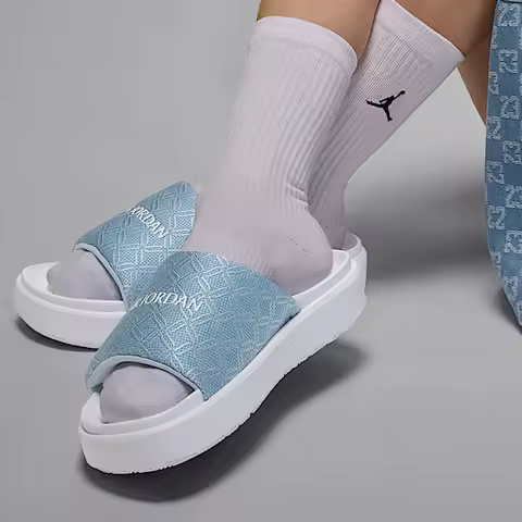 Nike genuine JORDAN Women's High-Sole Casual Sandals HQ8070-400