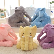 Gajah Berbulu 40cm, Mainan Plushie Lembut, Bantal Peluk Comel, untuk Kanak-Kanak, Wanita, Hadiah