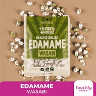 Founding Farmers Roasted Edamame Wasabi 50g (Vegan, Protein Snack, Cholesterol-free)