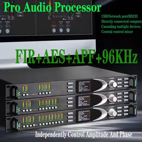 Professional Digital Audio Processor With FIR AES Out Speaker Management System 2/3/4In 4/6/8Out 96K