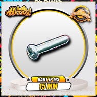 JP M3 x 15 bolts 50 pcs