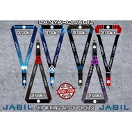 CUSTOM NAMA LANYARD JABIL - READY STOCK 6 DESIGN LANYARD JABIL WITH BUCKLE