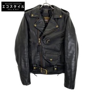 二手 Vanson Type E 黑色牛皮雙人自行車靴 34