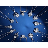 ZODIAC COLLECTION NECKLACE - 925 SILVER (LIMITED EDITION) Silver Star Horoscope ZODIAC NECKLACE/
