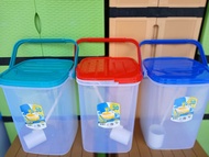 Toples es buah 30 liter / aquarium es kelapa abella Green leaf dengan gayung / box es buah