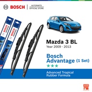Bosch Advantage U Hook Wiper Set for Mazda 3 Sedan BL 2nd Gen (24"/19")