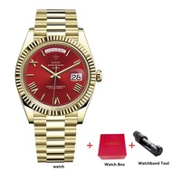 ⌚ 2023 Mens Gold Watch Geneva Top Brand luxury watch men japan miyota quartz watch men waterproof AA