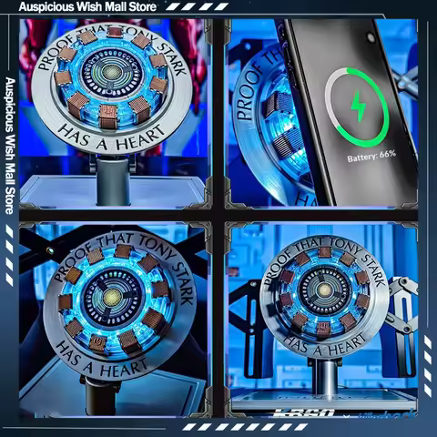 Killerbody Licensed Iron Man Chest Arc Reactor Wireless Magnetic Charger Alloy Base Charging Station