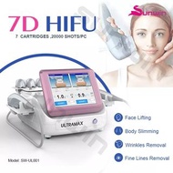 2022 最新韓國 便攜式智能迷你 12 線7D MMFU機 HIFU機器, 改善面部身體, 改善筋膜基底層，美容除皺..