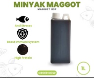 Minyak Maggot Oil / Crude Oil BSF asli untuk hewan ternak