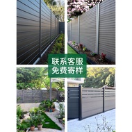 Plastic Wood Fence Outdoor Wood Plastic Fence Floor Guardrail Fence Railing Courtyard Fence Terrace 