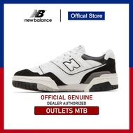 【Οfficial Store】New balance NB 550 B550NCA Black White men's and women's shoes casual sports shoes