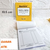 10 BUKU - Nota Kontan Mini Nota Olshop - 2 Ply (25 Lbr)