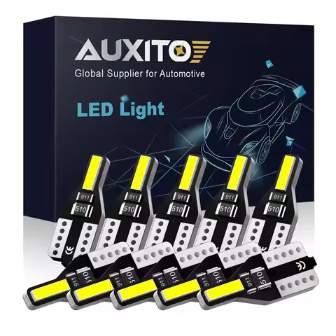AUXITO 10x LED T10 W5W Car Bulb Signal Lamp For Mazda 3 6 CX-5 323 5 CX5 2 626 Spoilers MX5 CX 5 GH 