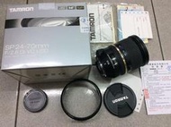 [保固一年] [高雄明豐] 公司貨 Tamron SP 24-70mm f2.8 DI for Nikon 便宜賣