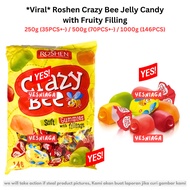 *Viral* Roshen Crazy Bee Jelly Candy with Fruity Filling 250g (35PCS+-) / 500g (70PCS+-) / 1000g (14