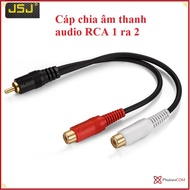 RCA 1 to 2 audio splitter cable 0.5M long