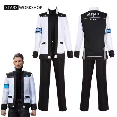 In Stock Detroit:Become Human Connor Cos RK900 Agent Suit Uniform Men Women Jacket Coat T-Shirt Trou