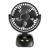 3000mAh N33 USB Clip Fan Clip on Fan Mini Fan with Clip Aromatherapy Use Digital Display Portable Be