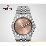 Tudor (TUDOR) Swiss Watch Royal Series Automatic Mechanical Female Watch Calendar 34mmM28400-0011 Salmon Pink Dial 8 Diamonds