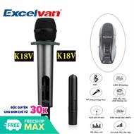 [ Siêu Phẩm Mới ] Micro Không Dây Karaoke Excelvan K18V Hát Karaoke Cực Hay Giá Tốt Màn Hình Led Chố