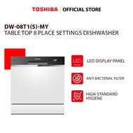 Toshiba DW-08T1(S)-MY 8 Place Settings Table Top Dishwasher