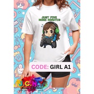Gamer Shirt / Chibi Gamer Shirt Design / Funny Shirt / Cute Shirt Design for Gamers