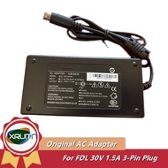 Genuine For FDL FDL1207H AC Adapter Charger 30V 1.5A 45W Power Supply