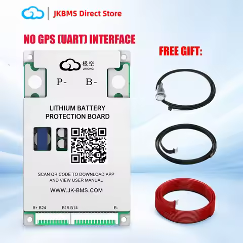 JK BMS Smart BMS 8S-24S 12V-72V 40A-150A Active Balance LiFePO4 Li-Ion LTO Battery