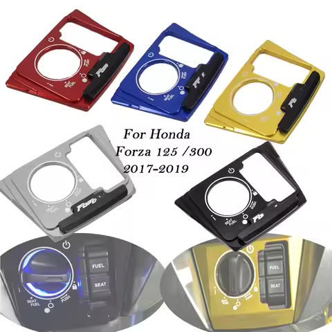 Motorcycle Lgnition Key Switch Lock Seat Electric Door Lock Protector Cover Guard For Honda Forza 30