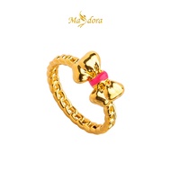 MASDORA 999 Gold Ring Rings Cincin Emas ~ Mini Ribbon Chain (EMAS 999/24K)