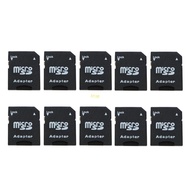 btsg 10PCS  Card to SD Card Converter Adapter Small Adapter for Most or  Cards Easy to carry Adapter