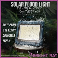 HIGH POWER Solar Floodlight Rechargeable LED Work Light Lampu Solar ortable Solar Flood Light SOS Po