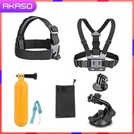 6 AKASO Sa 1 Action Camera Accessories Set Para Sa Gopro Sjcam Sj4000 Sj5000 Sj6000 Sj7000 AKASO Ek