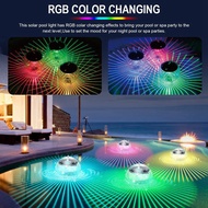 Solar Floating Pool Light, Waterproof LED Color Changing Solar Pond Lights Water Floating Lights