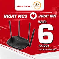Mercusys AX3000  Dual Band Gigabit Wireless WiFi 6 Router With VPN & Access Point MR80X ( By TP-Link